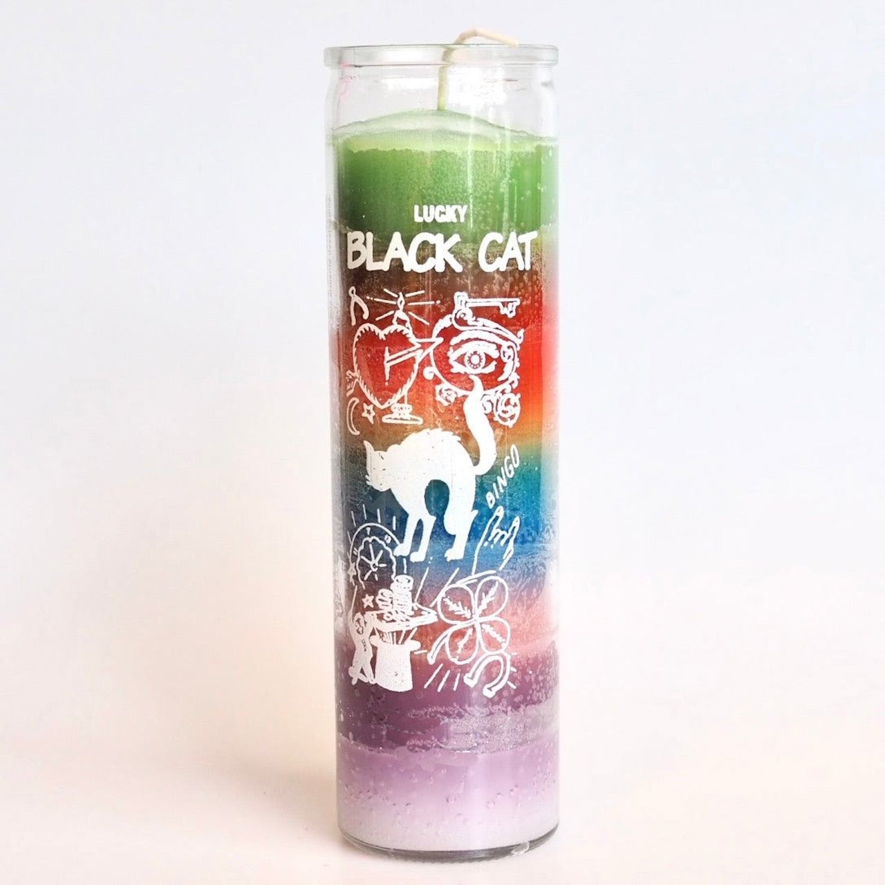 Black Cat Ritual Prayer Candle