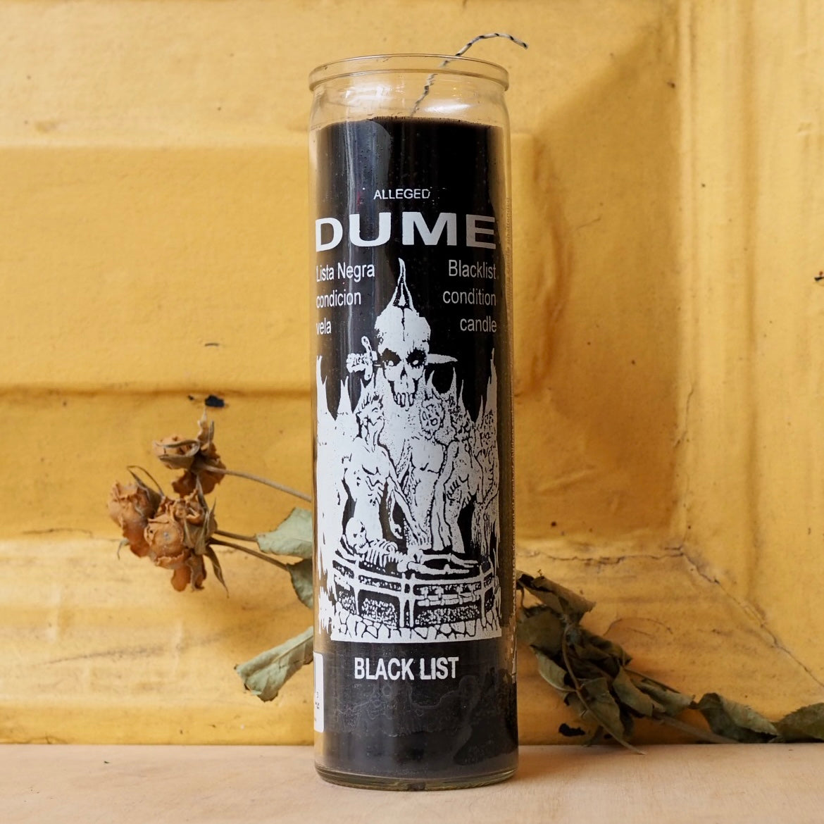 Black List Dume Ritual Prayer Candle halloween day of the dead spell UK Santa Sabina