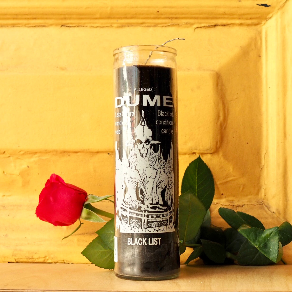 Black List Dume Ritual Prayer Candle halloween day of the dead spell UK Santa Sabina