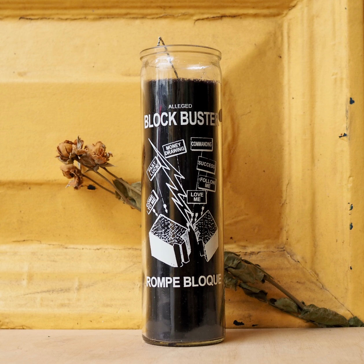 Ritual Prayer Candle halloween day of the dead spell UK Santa Sabina Block Buster / Rompe Bloque Vela 7 Day Prayer dia de los muertos