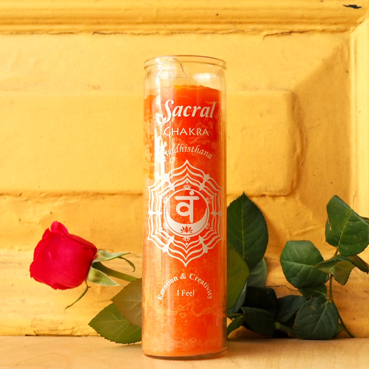 Ritual Prayer Candle spell UK Santa Sabina Vela 7 Day Prayer chakra energy sacral orange