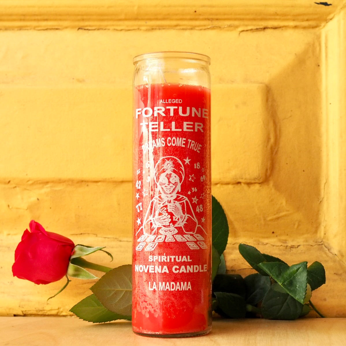 la madama fortune teller Ritual Prayer Candle spell UK Santa Sabina Vela 7 Day Prayer good luck lucky candle good fortune money day of the dead dia de los muertos powerful success magic
