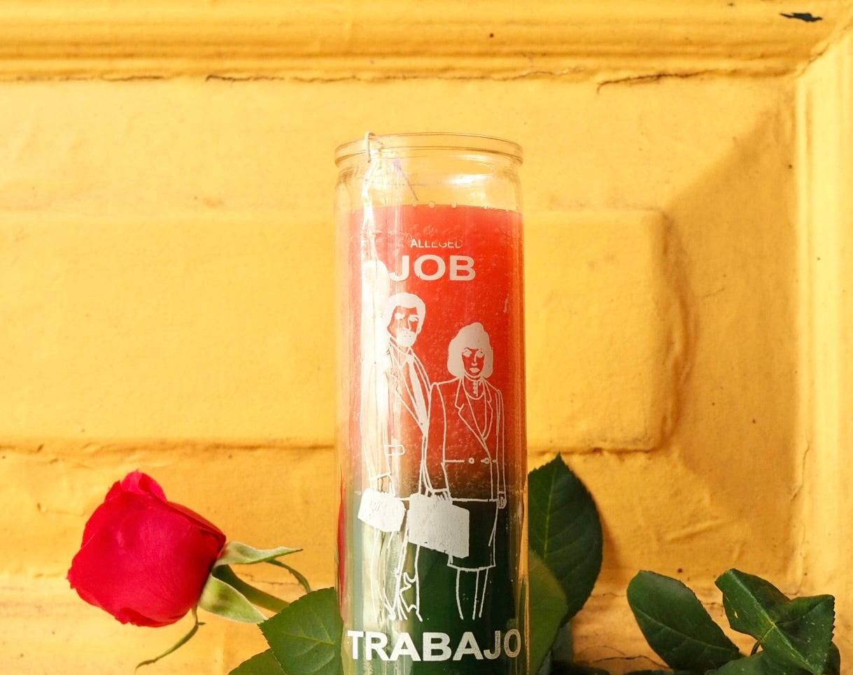 Job Ritual Prayer Candle