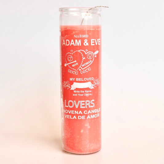 'Adam & Eve Lovers' Vela 7 Day Prayer Candle by Santa Sabina UK
