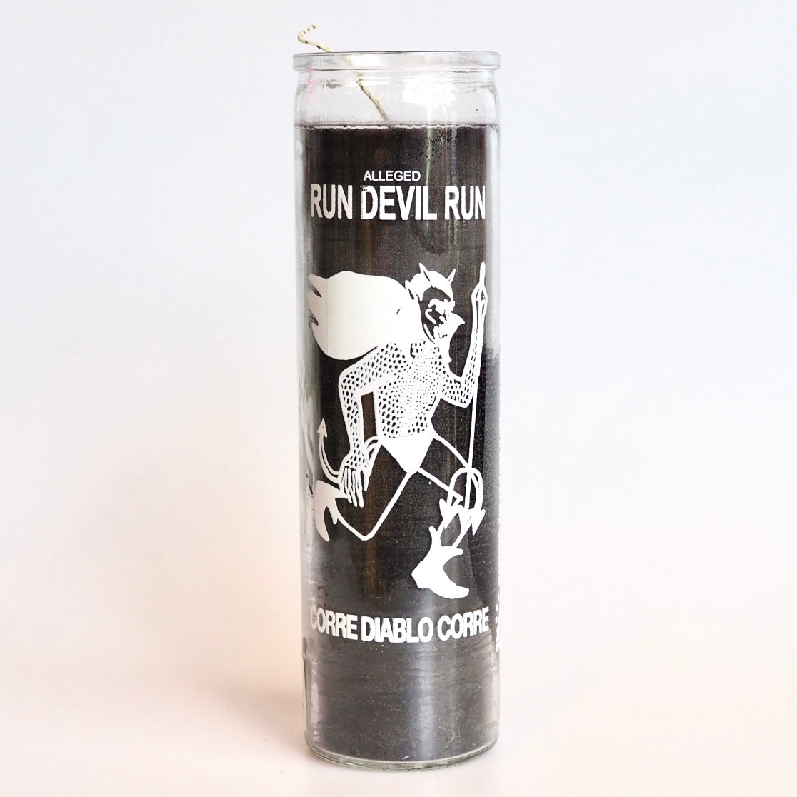 run devil run corre diablo Ritual Prayer Candle spell UK Santa Sabina Vela 7 Day Prayer candle powerful magic luck guidance manifestation halloween day of the dead dia de los muertos protection ward off banish evil protect