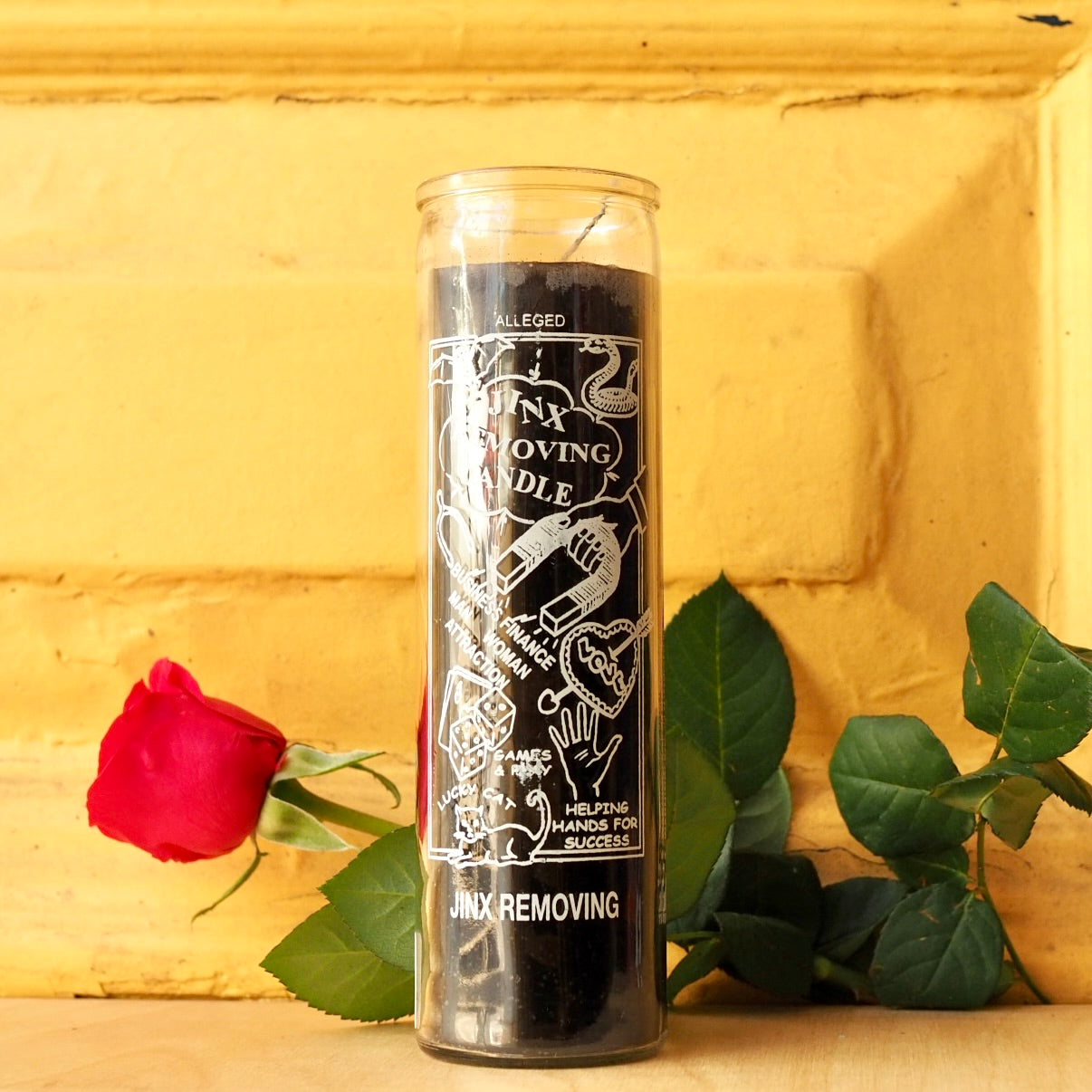 jinx removing Ritual Prayer Candle spell UK Santa Sabina Vela 7 Day Prayer protector candle powerful magic protection luck guidance light intuition manifestation halloween day of the dead dia de los muertos bad luck block buster