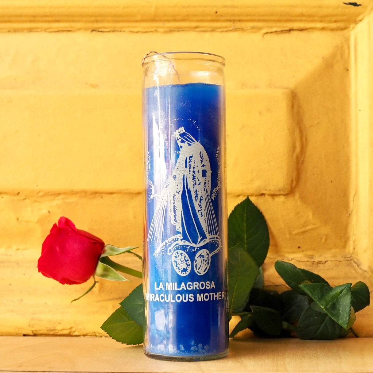miraculous mother milagrosa Ritual Prayer Candle spell UK Santa Sabina Vela 7 Day Prayer candle powerful magic luck love motherhood maternity doula guidance light intuition manifestation halloween day of the dead dia de los muertos mary saint angel protector protection