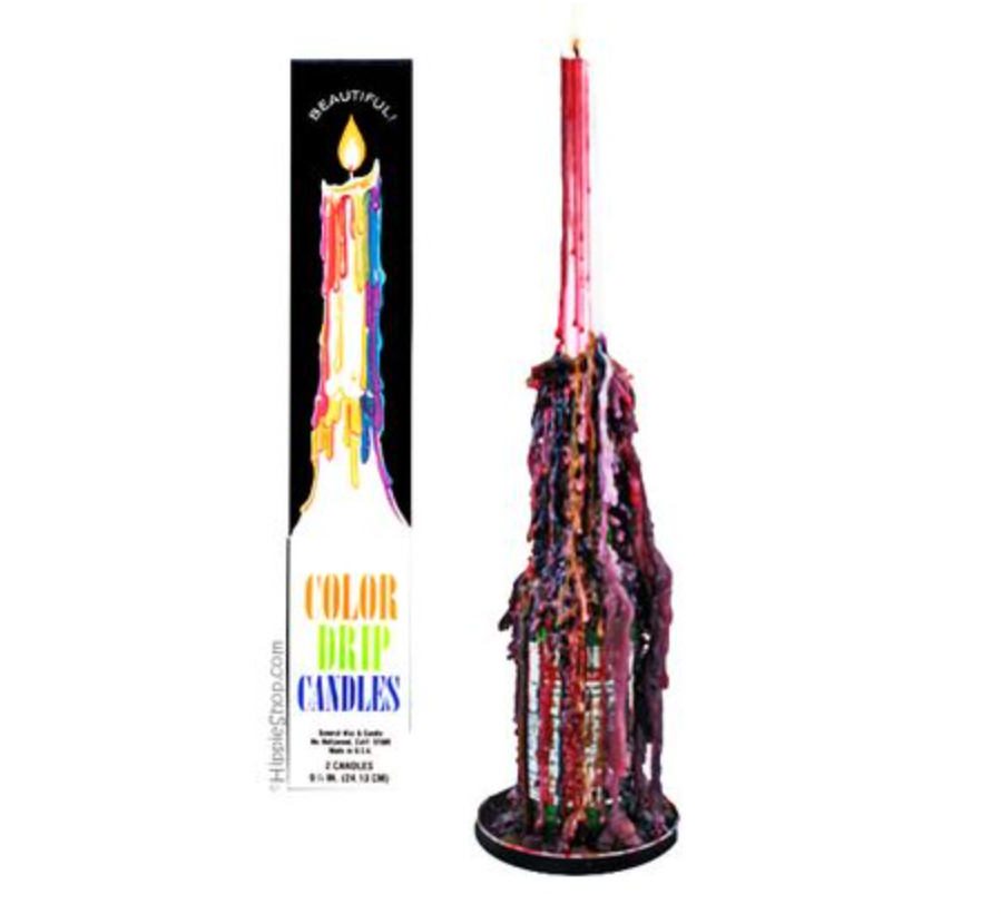 Multi-Color Drip Candles