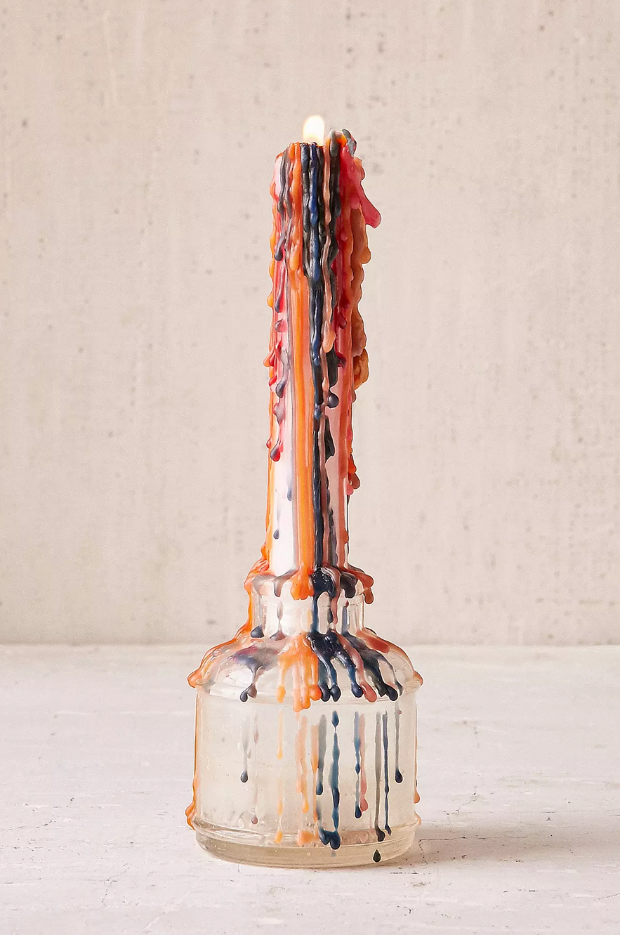 Multi-Color Drip Candles