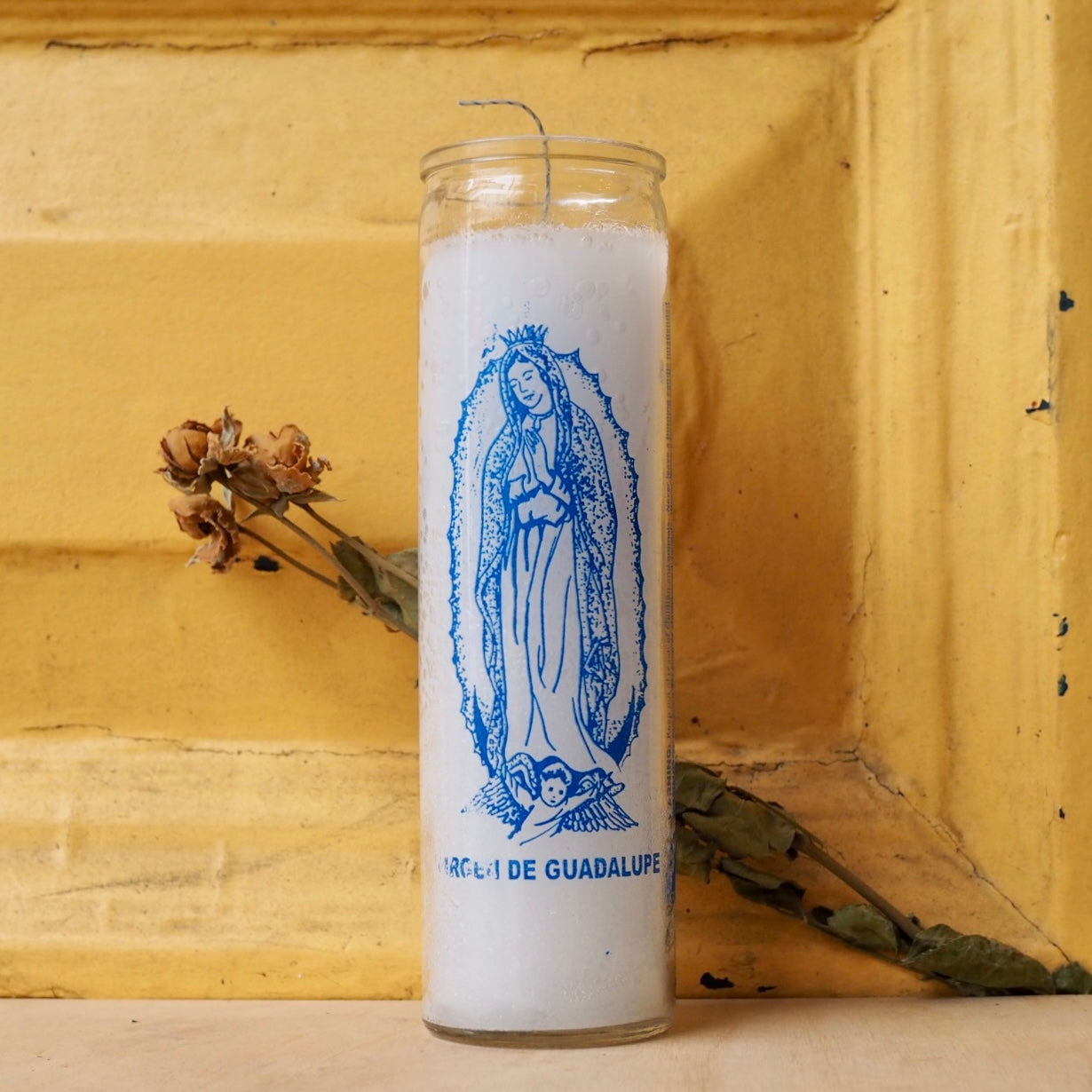 virgen guadalupe virgin mary Ritual Prayer Candle spell UK Santa Sabina Vela 7 Day Prayer candle powerful magic luck love motherhood maternity doula guidance light intuition manifestation halloween day of the dead dia de los muertos saint