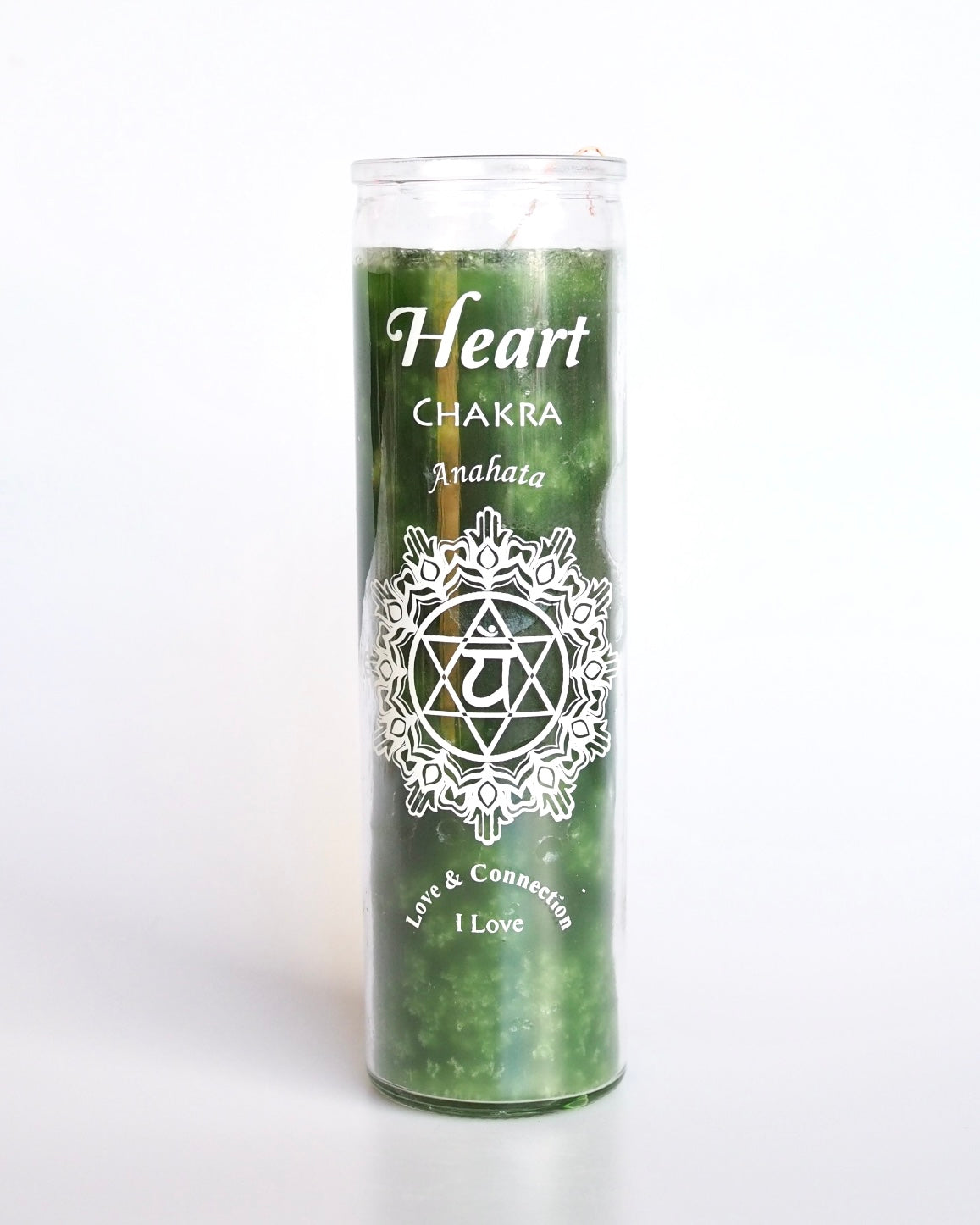 Ritual Prayer Candle spell UK Santa Sabina Vela 7 Day Prayer chakra energy heart green