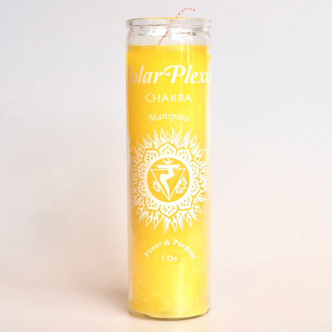 Ritual Prayer Candle spell UK Santa Sabina Vela 7 Day Prayer chakra energy solar plexus yellow