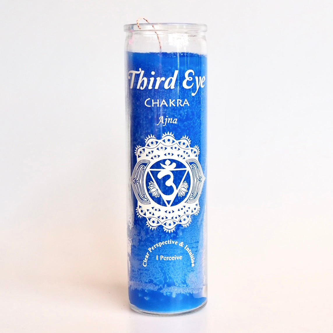 Ritual Prayer Candle spell UK Santa Sabina Vela 7 Day Prayer chakra energy third eye 3rd blue