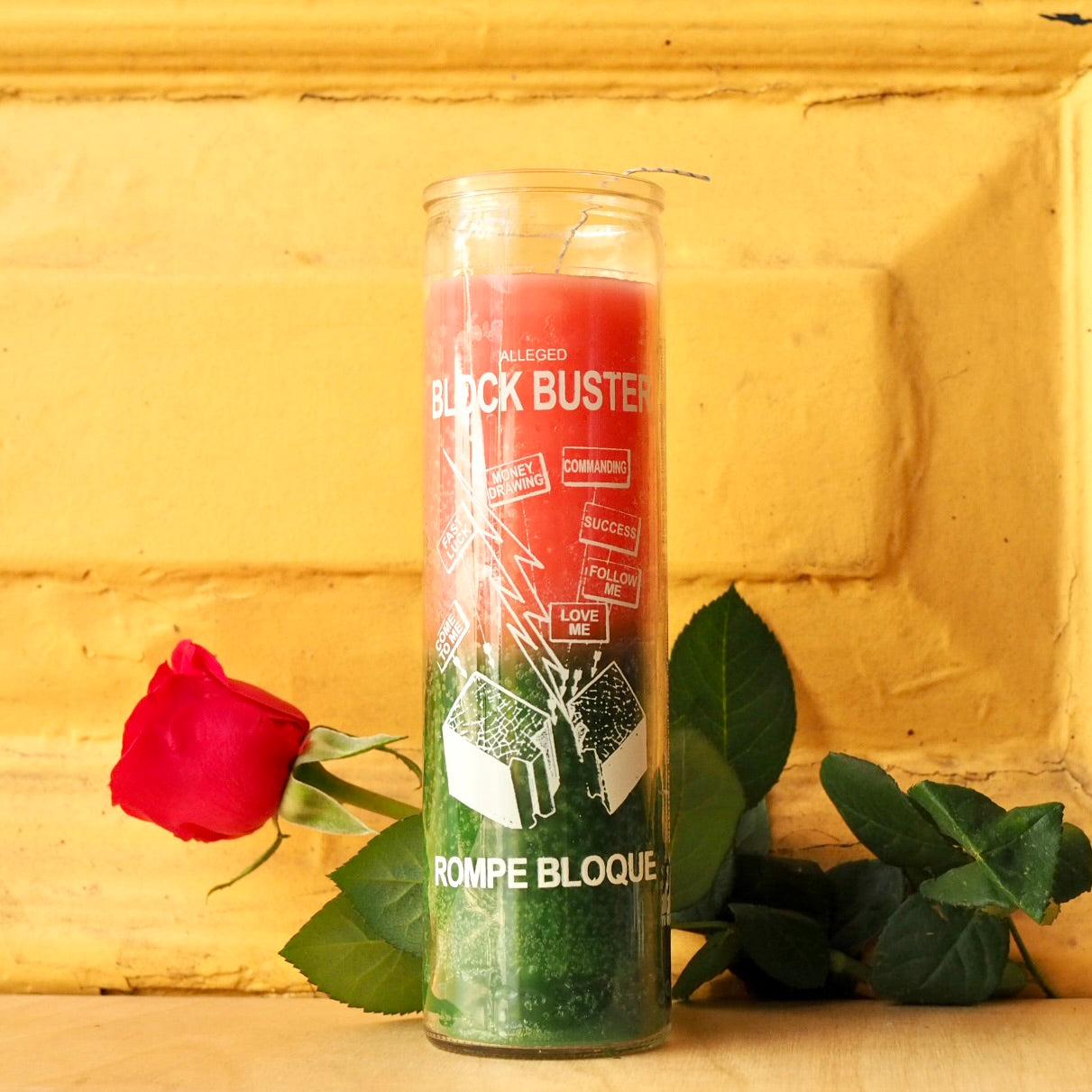 Ritual Prayer Candle halloween day of the dead spell UK Santa Sabina Block Buster / Rompe Bloque Vela 7 Day Prayer dia de los muertos