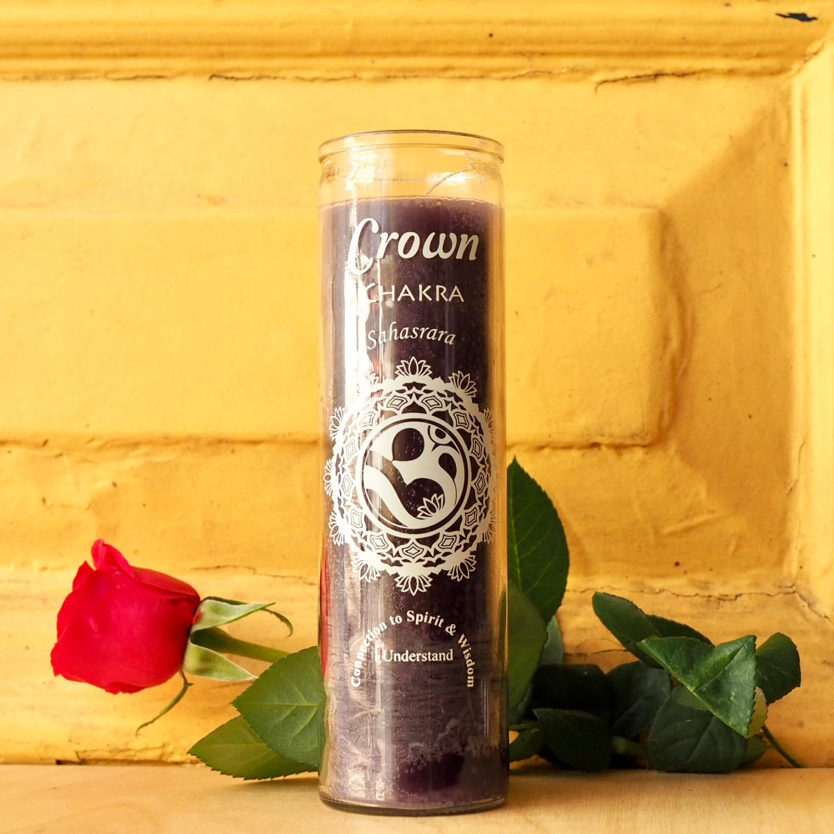 Ritual Prayer Candle spell UK Santa Sabina Vela 7 Day Prayer chakra energy crown purple