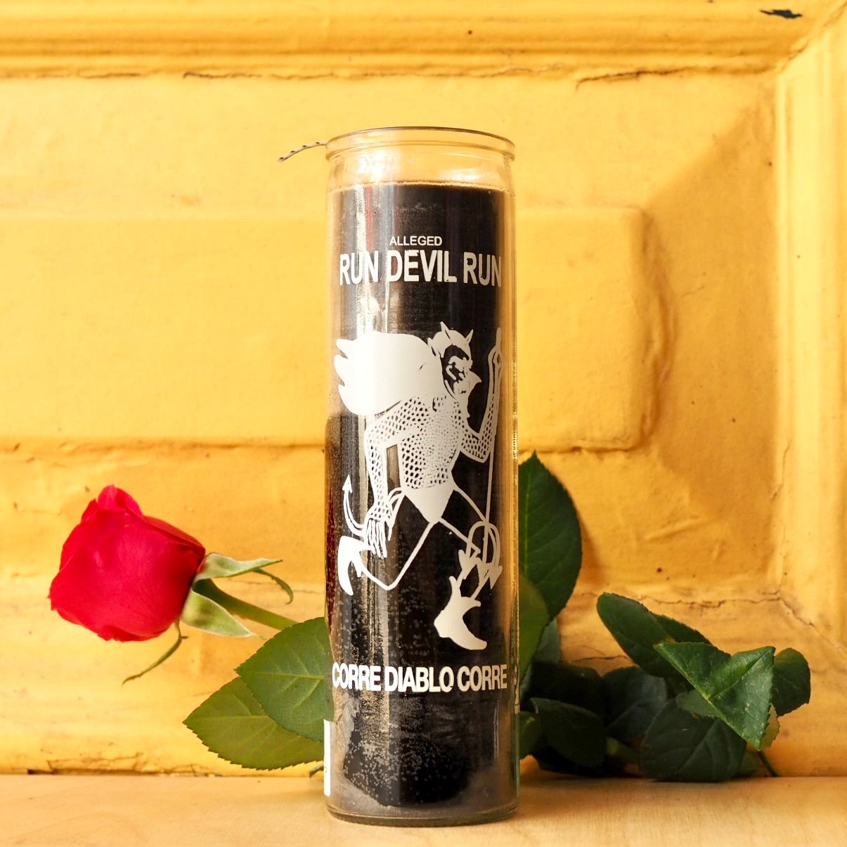 run devil run corre diablo Ritual Prayer Candle spell UK Santa Sabina Vela 7 Day Prayer candle powerful magic luck guidance manifestation halloween day of the dead dia de los muertos protection ward off banish evil protect