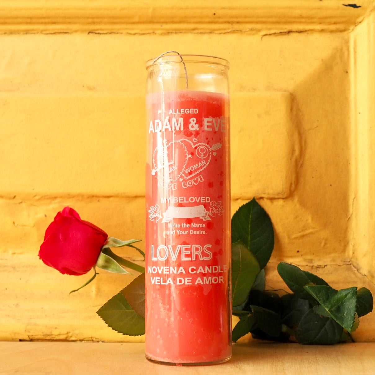 'Adam & Eve Lovers' Vela 7 Day Prayer Candle by Santa Sabina UK