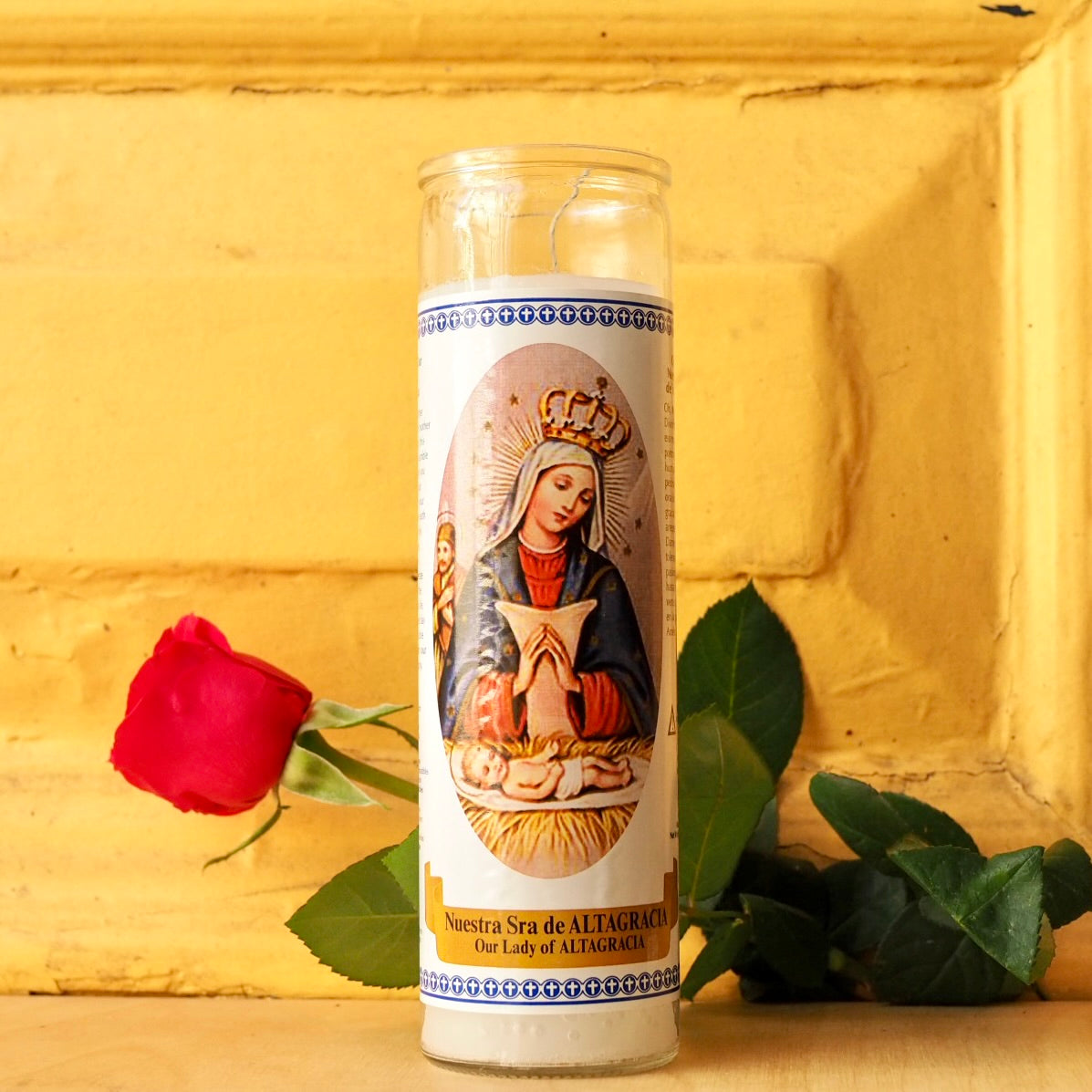 Our Lady Altagracia' Vela 7 Day Prayer Candle by Santa Sabina UK