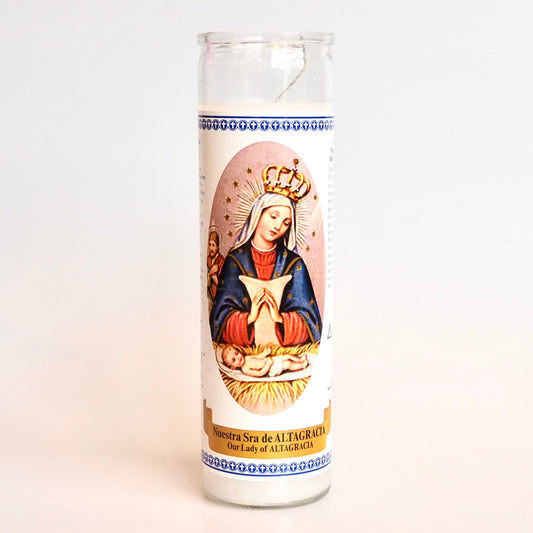 Our Lady Altagracia' Vela 7 Day Prayer Candle by Santa Sabina UK