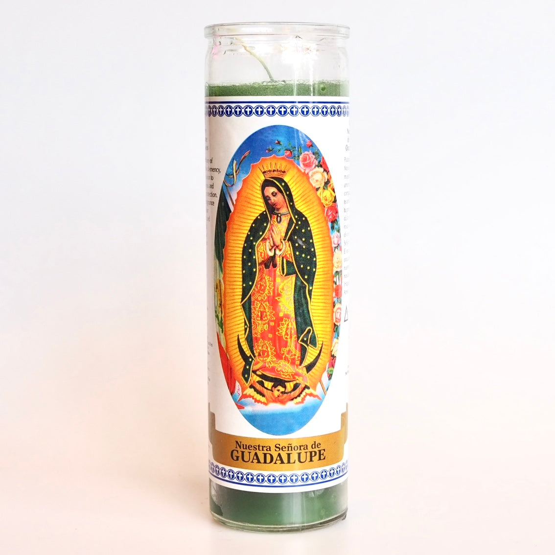 virgen guadalupe virgin mary Ritual Prayer Candle spell UK Santa Sabina Vela 7 Day Prayer candle powerful magic luck love motherhood maternity doula guidance light intuition manifestation halloween day of the dead dia de los muertos saint blessed faith catholic