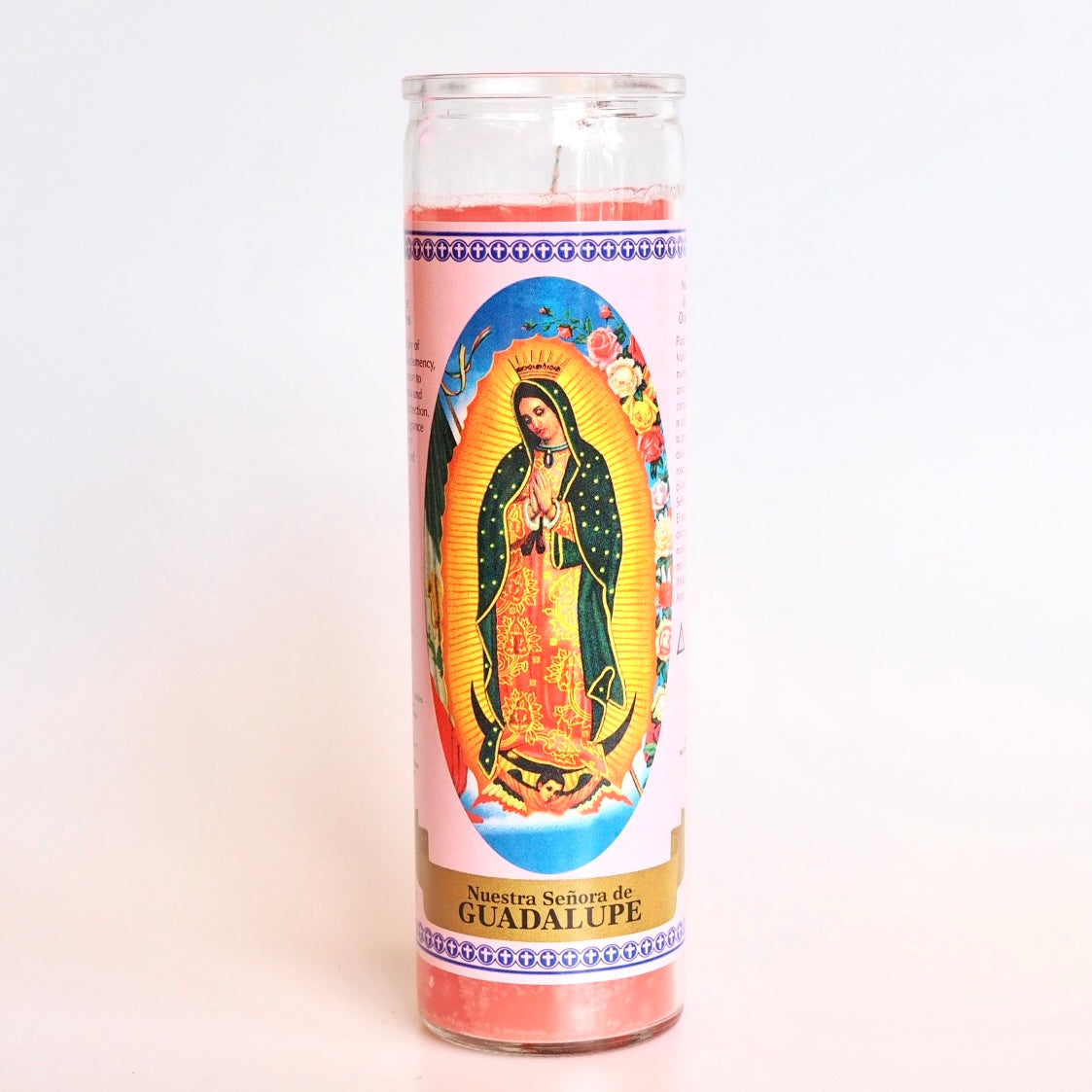 virgen guadalupe virgin mary Ritual Prayer Candle spell UK Santa Sabina Vela 7 Day Prayer candle powerful magic luck love motherhood maternity doula guidance light intuition manifestation halloween day of the dead dia de los muertos saint blessed faith catholic
