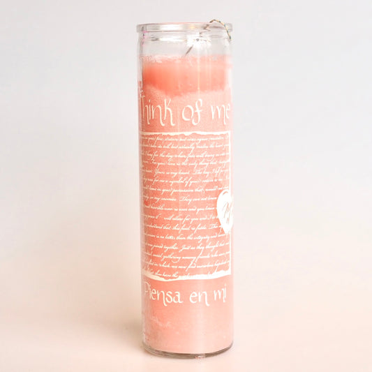Think of Me' Vela 7 Day Prayer Candle by Santa Sabina UK