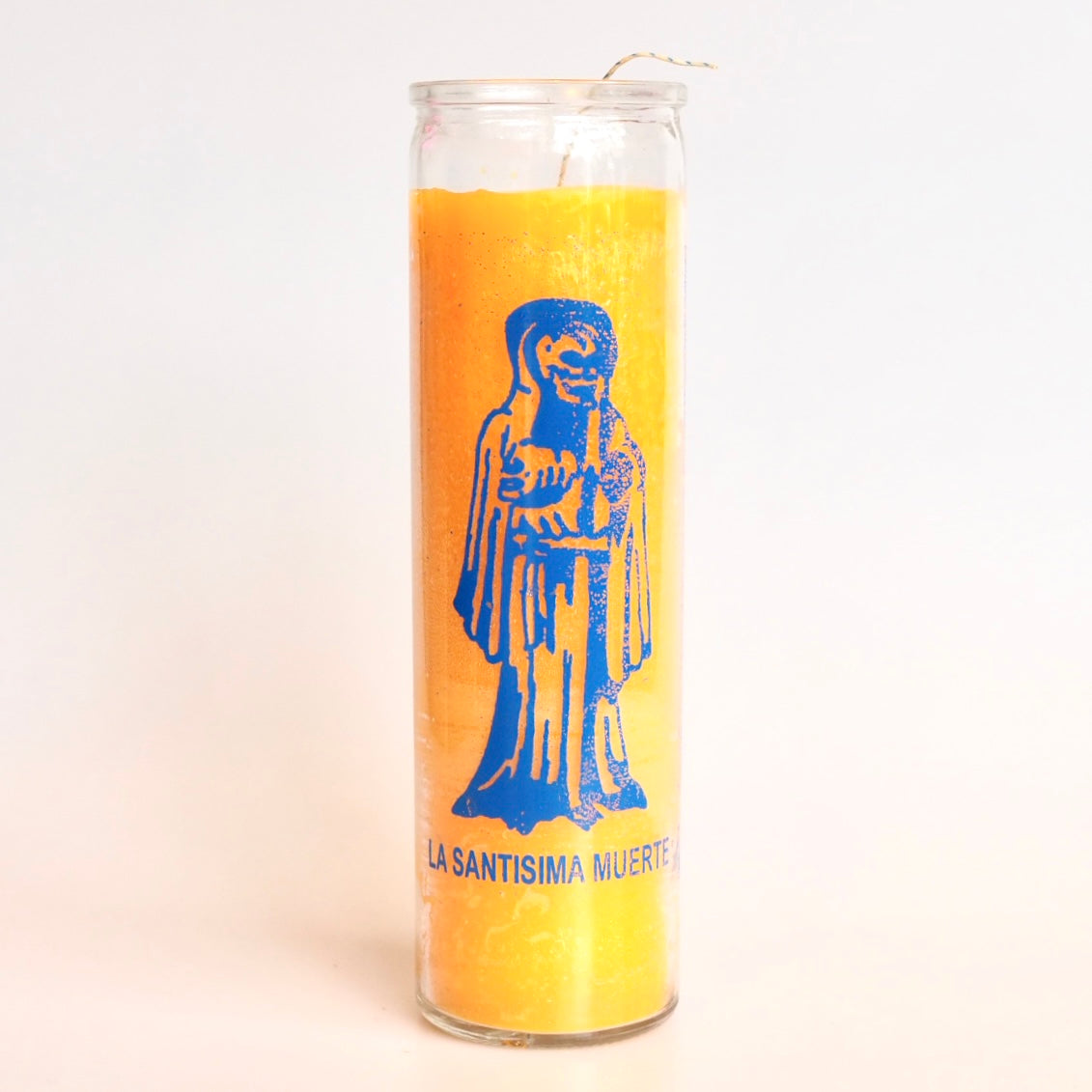 santisima muerte Ritual Prayer Candle spell UK Santa Sabina Vela 7 Day Prayer candle powerful magic luck love guidance light intuition manifestation halloween day of the dead dia de los muertos in memory memorial death doula 