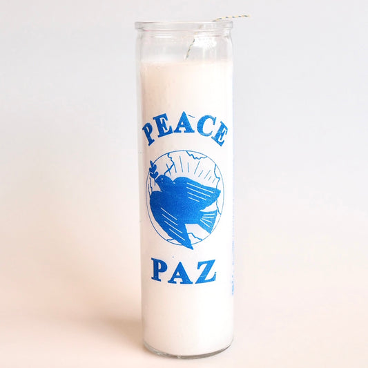 Peace / Paz Vela 7 Day Prayer Candle by Santa Sabina UK