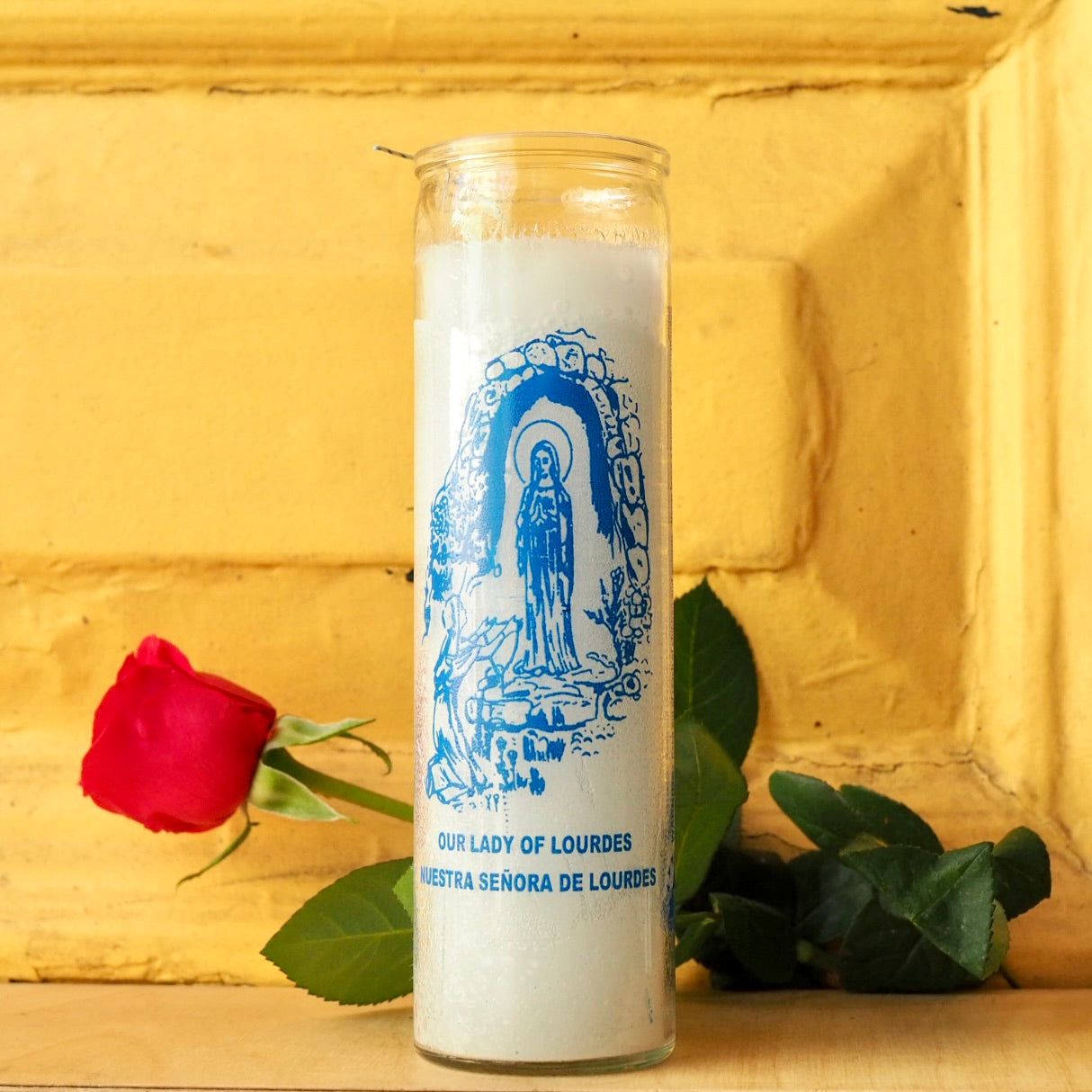 Our Lady of Lourdes Ritual Prayer Candle