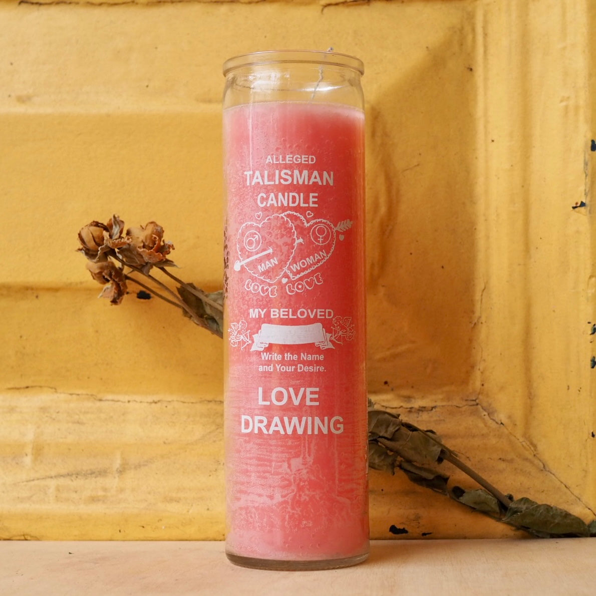 love drawing Ritual Prayer Candle spell UK Santa Sabina Vela 7 Day Prayer candle powerful magic luck love attraction desire lust crush soul mate guidance light intuition manifestation halloween day of the dead dia de los muertos valentines cupid venus beloved wedding gift anniversary single