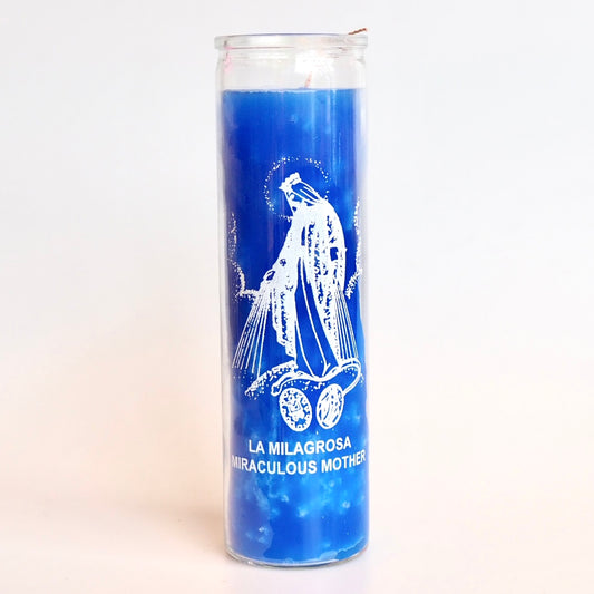 miraculous mother milagrosa Ritual Prayer Candle spell UK Santa Sabina Vela 7 Day Prayer candle powerful magic luck love motherhood maternity doula guidance light intuition manifestation halloween day of the dead dia de los muertos mary saint angel protector protection
