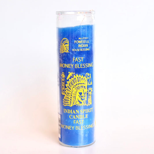 fast money indian blessing Ritual Prayer Candle spell UK Santa Sabina Vela 7 Day Prayer good luck good fortune money day of the dead dia de los muertos powerful success magic