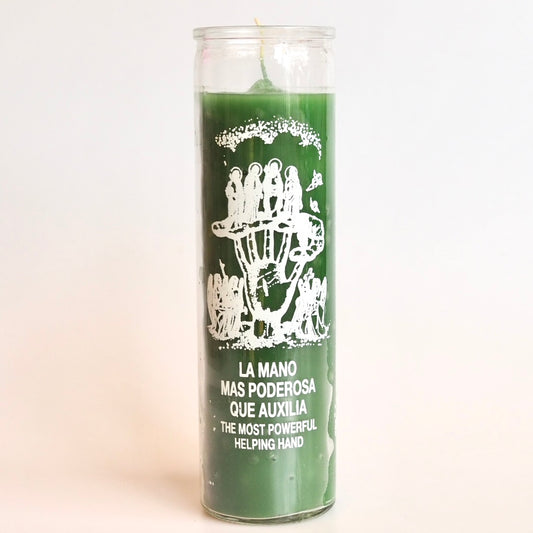 helping hand healing Ritual Prayer Candle spell UK Santa Sabina Vela 7 Day Prayer protector candle powerful magic protection health saints guidance light