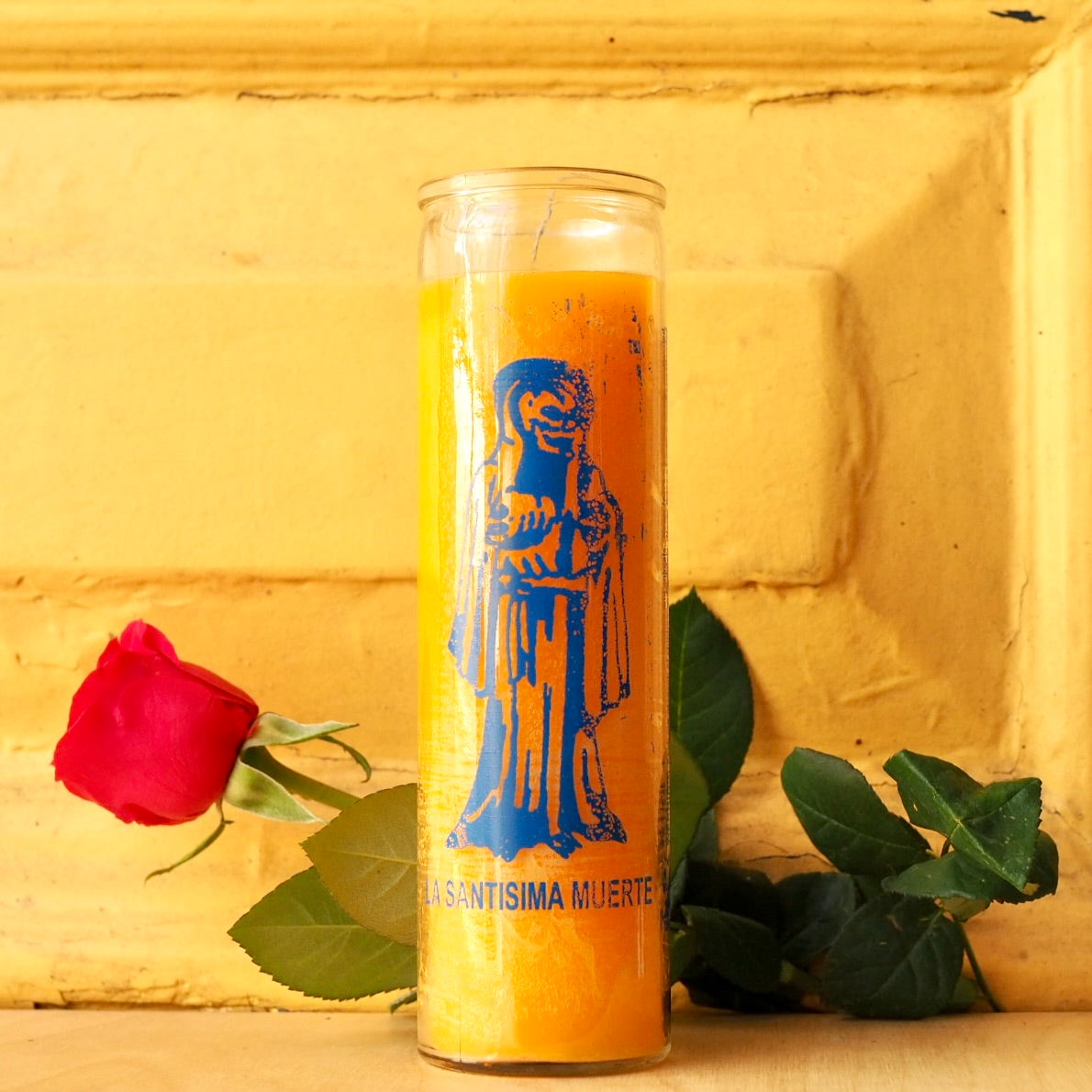 santisima muerte Ritual Prayer Candle spell UK Santa Sabina Vela 7 Day Prayer candle powerful magic luck love guidance light intuition manifestation halloween day of the dead dia de los muertos in memory memorial death doula 