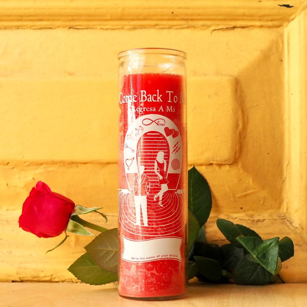 Come Back to Me' Vela 7 Day Prayer Candle by Santa Sabina UK Come back to me Ritual Prayer Candle spell UK Santa Sabina Vela 7 Day Prayer love magnetic attraction magic