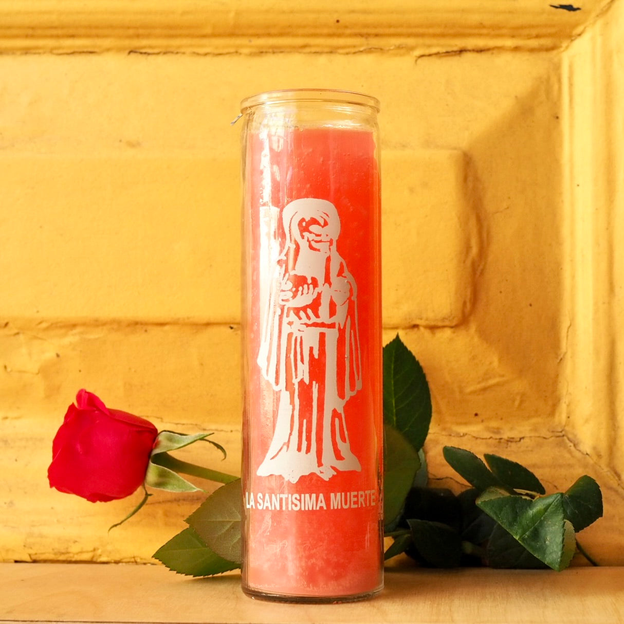 santisima muerte Ritual Prayer Candle spell UK Santa Sabina Vela 7 Day Prayer candle powerful magic luck love guidance light intuition manifestation halloween day of the dead dia de los muertos in memory memorial death doula 