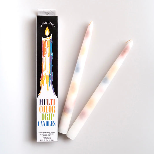 Multi-Color Drip Candles