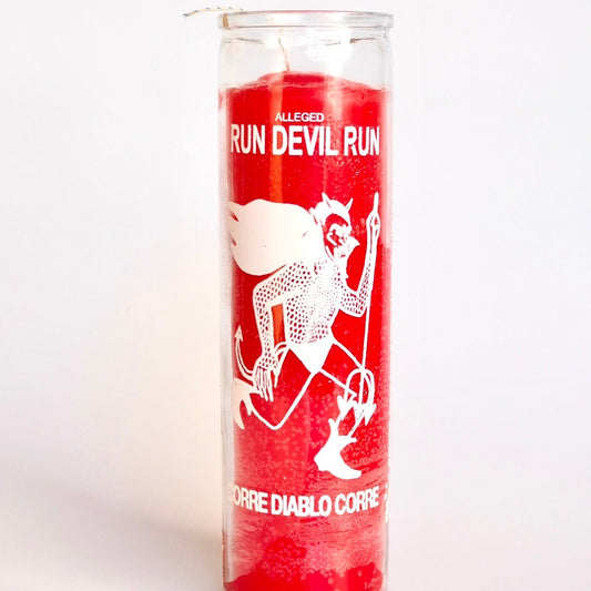Run Devil Run Ritual Prayer Candle